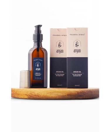 Pharma Acqua Argan Care Oil for Slow Growing and Damaged Hair 100 ml X 2 Pieces