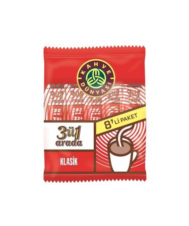 Coffee World 3in1 Classic Coffee 8 x 18 gr x 8 Pieces - Buy Online on GoSupps.com