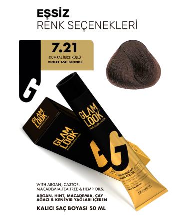 glam look 7.21 / Brunette Irize Ash Hair Dye