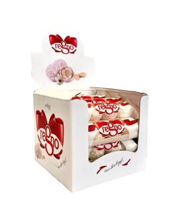 Evliya ekerleme Evliya Regno Cream Filled Whole Almond Coconut Ball Wafer 40gr X 16 Box - Buy Online on GoSupps.com
