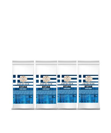 MAS THE COFFEE ROASTERY ESPRESSO ATHENS BLEND (BEANS OR GROUND) Coffee 4x1 Kg Package