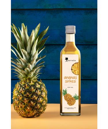 Havaza Pineapple Vinegar 500 ml (Organic Traditional Natural Additive-Free)