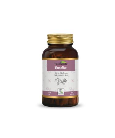 Hekimzade Emdia 90 Capsules 750mg - Food Supplement Containing Boil Herb - Buy Online on GoSupps.com