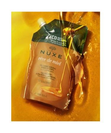 Nuxe Reve de Miel Face and Body Ultra Rich Cleansing Gel 400 ml - Refill Gel
