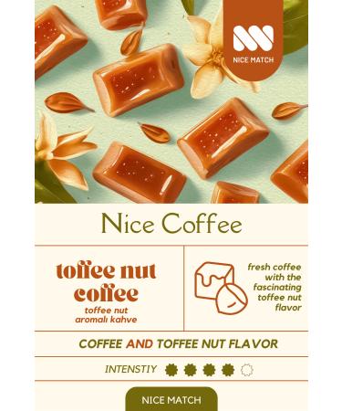 Nice Match Toffee Nut Coffee Toffee Nut Flavored Coffee Filter Coffee 200 Gr - Buy Online on GoSupps.com