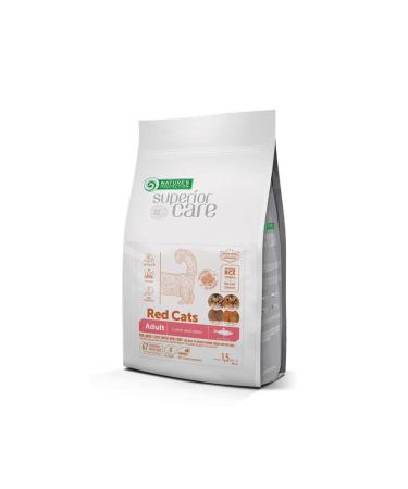 Nature's Protection Adult Cat Food for Red-Coated Cats with Herring 1.5kg