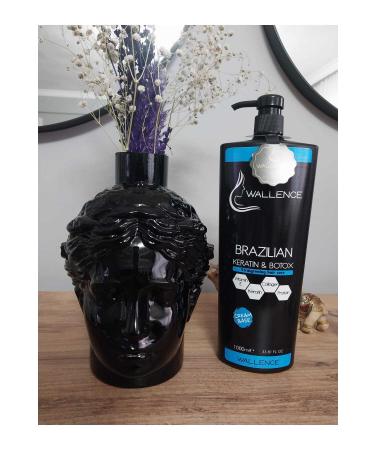 wallence Smooth Hair - 6 Months Permanent Straightener Keratin-Botox for Wavy and Curly Hair 1000 ML PSSN970 - Buy Online on GoSupps.com