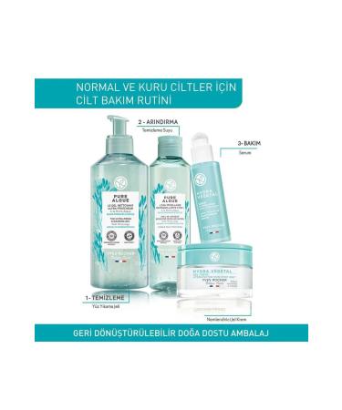 Yves Rocher Hydra Vegetal - Hyaluronic Acid & Squalene Revitalizing Moisturizing Face Cream 75 ml Vegan - Buy Online on GoSupps.com