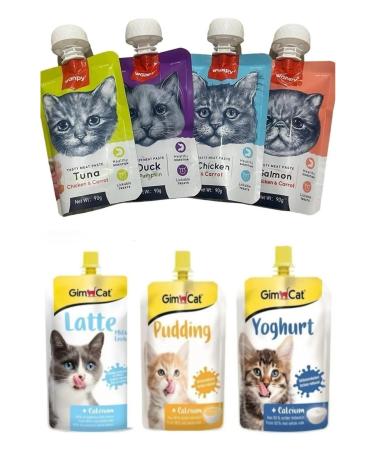 petmarketfikirtepe G MCAT latte+pudding+yoghurt WANPY tuna+duck+chicken+salmon MIX