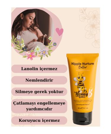 My Honey B Nipple Nurture Butter Natural Nipple Cream 60 Gr - Buy Online on GoSupps.com