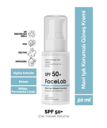 FaceLab Alpha Arbutin SPF 50+ Blue Light Sun Protection - Blue Light Sun Protection 50 ml