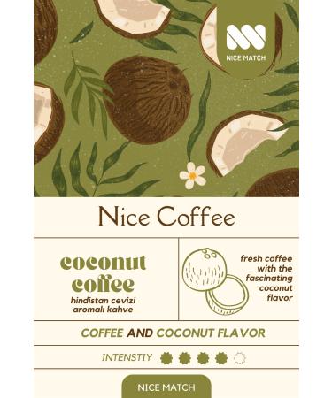 Nice Match Coconut Coffee Coconut Flavored Coffee Filter Coffee 200 Gr - Buy Online on GoSupps.com