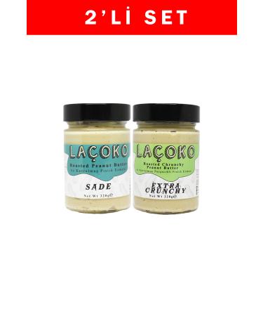 LA OKO 320 Gram Trial Series Lightly Roasted Peanuts and Lightly Roasted Peanut Butter