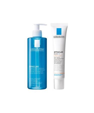 La Roche Posay Effaclar Gel Soap-Free Cleansing Gel for Acne-Prone Oily Skin 400ml + - Buy Online on GoSupps.com