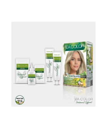 Sea Color Ammonia-Free Vegan Natural Nourishing Permanent Hair Dye0 White Cover (1 PACK 2 x 50 ML) - Buy Online on GoSupps.com