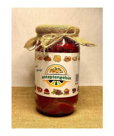 Antepten Gelsin Homemade Sun Dried Sweet Pepper Paste - Glass Jar - Organic - 650 gr - Buy Online on GoSupps.com