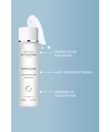 INSTITUT ESTHEDERM Smooth Skin- CALMING LOTION ALCOHOL-FREE CLEANING TONIC FOR SENSITIVE SKIN 200 ML PSSN977 - Buy Online on GoSupps.com
