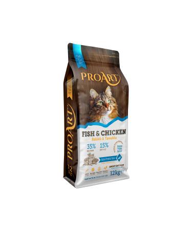 proart Adult Cat Fish and Chicken Dry Food 12 Kg