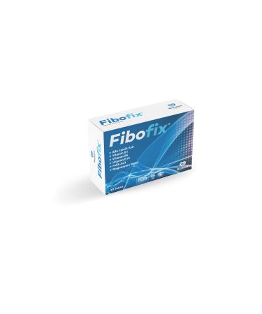 Biowins Pharma Fibofix 30 Tablets Food Supplement Containing Alpha Lipoic Acid Vitamin B1 B6 B12 Mg and Folic Acid - Buy Online on GoSupps.com