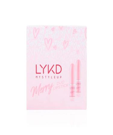 lykd Merry Lip Duo Lipstick Set 516 Warm Pink 584 Light Mulberry - Buy Online on GoSupps.com