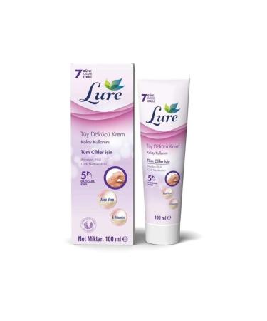 LURE Hair Removal Cream For All Skin Types 100 ml 3 Pieces