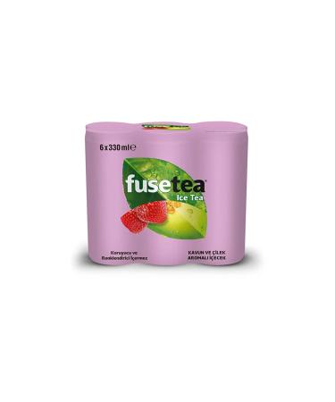 Fuse Tea Melon and Strawberry Flavored Iced Tea 330 Ml X 6 Pieces