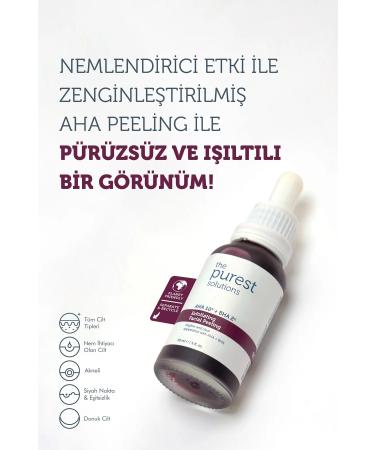 The Purest Solutions Aha & Bha Revitalizing & Skin Tone Equalizing Red Peeling Skin Serum 30 Ml - Buy Online on GoSupps.com