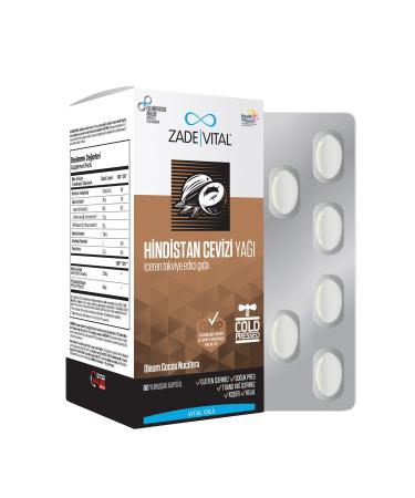 Zade Vital Coconut Oil 60 Softgels