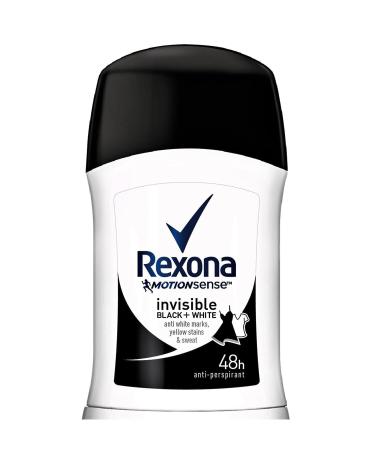 Rexona Invisible Black White Women Stick Deodorant 40 ml