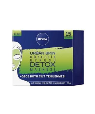 NIVEA Aqua Sensation Revitalizing Care Cream 50 Ml & Detox Beauty Sleep Mask - Urban Skin 50 Ml - Buy Online on GoSupps.com