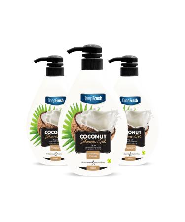 Deep Fresh Shower Gel Coconut 3 X 1 Lt