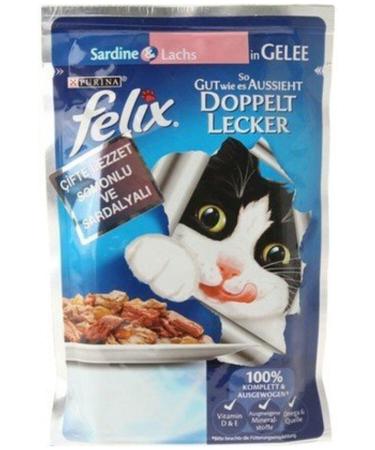 FELIX Pouch with Salmon and Sardine 20 Pieces