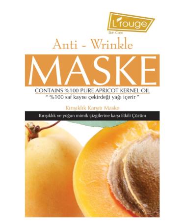 L'ROUGE Anti-wrinkle Mask for Intensive Expression Lines Pure Apricot Kernel Oil 6x15 ml - Buy Online on GoSupps.com