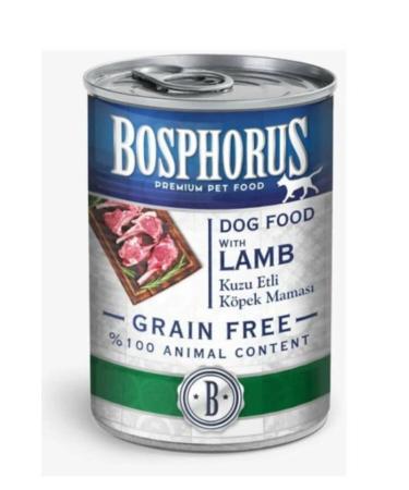 Bosphorus Grain-Free Lamb Puppy Canned Food 400 Gr 12 Pieces