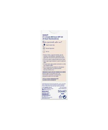 NIVEA BB Cream Light Tone Day Face Care Cream 50 ml - Buy Online on GoSupps.com