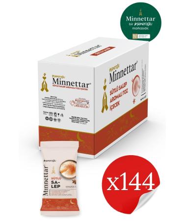 ekero lu Grateful Single Use Milk Salep 17 gr 12 Boxes (144 Pieces Single Use)