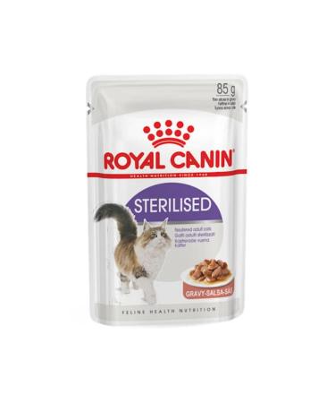 Baltac Petshop Royal Canin Pouch Gravy Sterilized Neutered Adult Wet Cat Food 85 Gr * 12