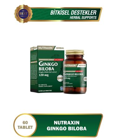 Nutraxin Ginkgo Biloba 60 Tablets