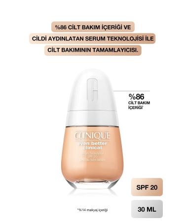 Clinique SMOOTH-EVEN BETTER CLINICAL SERUM FOUNDATION SPF 20 CN 20 FAIR (VF) PSSN868