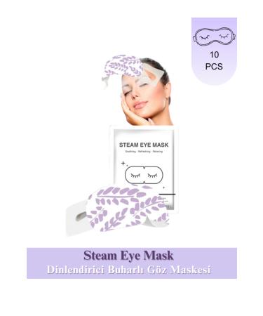 Topaxx Steam Eye Mask Hot Steam Eye Mask to Eliminate Dry Eyes and Redness Signs 10 Pieces