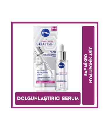 NIVEA Cellular Expert Filler Hyaluronic Acid Plumping Skin Serum 30 ml Intensive Moisturizer