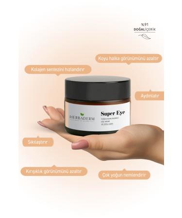 Herbaderm Super Eye Dark Circle and Anti-Wrinkle Collagen + Vitamin C Moisturizing Eye Contour Cream - Buy Online on GoSupps.com