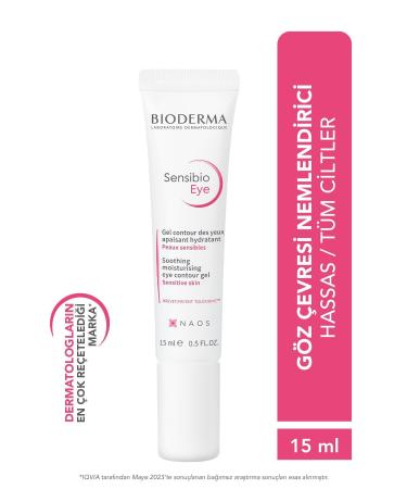 Bioderma Soothing and Moisturizing Care Cream for Sensitive and Low Tolerance Eye Area 15 ml