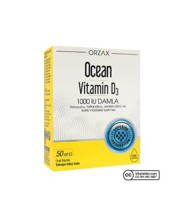 Ocean Vitamin D3 1000 Iu Drops 50 Ml