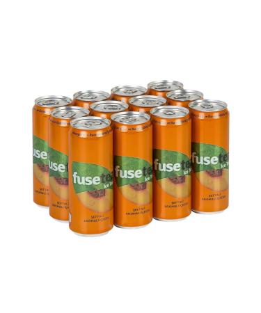 Fuse Tea Peach Flavored Iced Tea 330 Ml X 12 Pieces