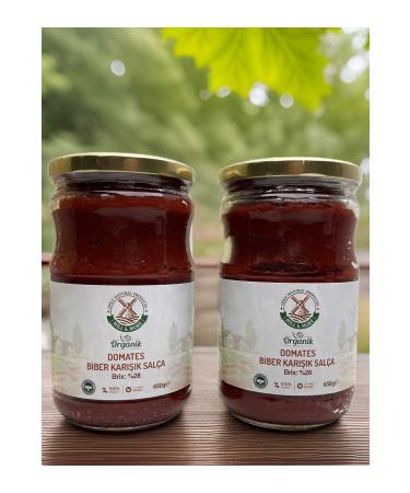 Mill & More Only Natural Products 2-pack Organic Unsalted Tomato Pepper Mixed Paste 650 G - Buy Online on GoSupps.com