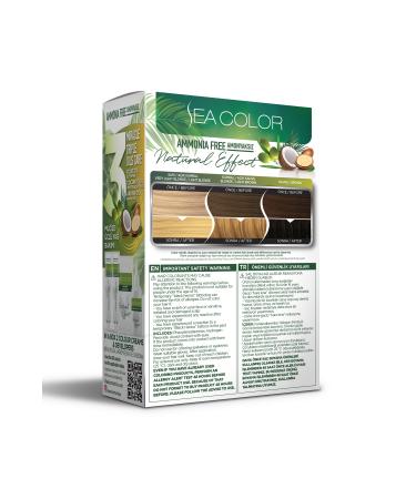 Sea Color Ammonia-Free Vegan Natural Nourishing Permanent Hair Dye0 White Cover (1 PACK 2 x 50 ML) - Buy Online on GoSupps.com