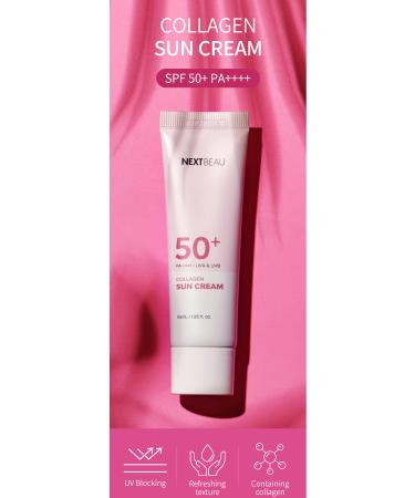 NEXTBEAU Nextbeau Brightening Anti-Blemish Collagen Sunscreen Spf 50+ PA++++ - Buy Online on GoSupps.com