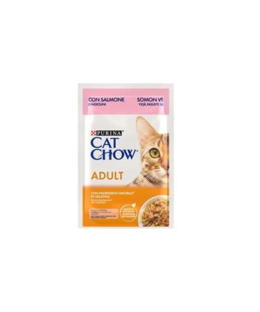 Purina Cat Chow Adult Cat Canned Food with Salmon 85 Gr