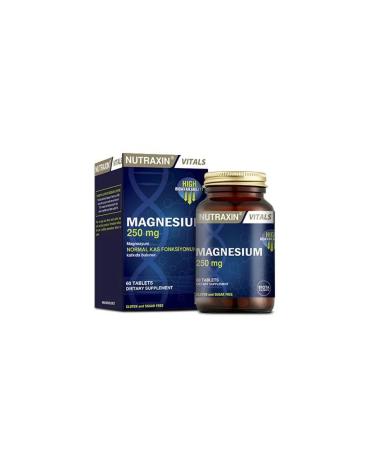 Nutraxin Magnesium Citrate - Magnesium Supplement 250 Mg